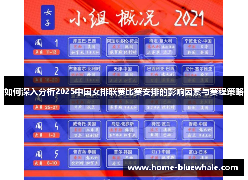 如何深入分析2025中国女排联赛比赛安排的影响因素与赛程策略