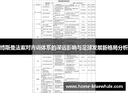 博斯曼法案对青训体系的深远影响与足球发展新格局分析
